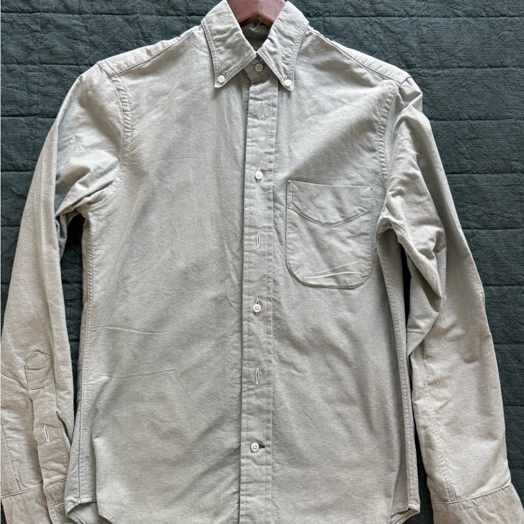 Gitman Vintage Men's Light Green Shirt Xs 14.5